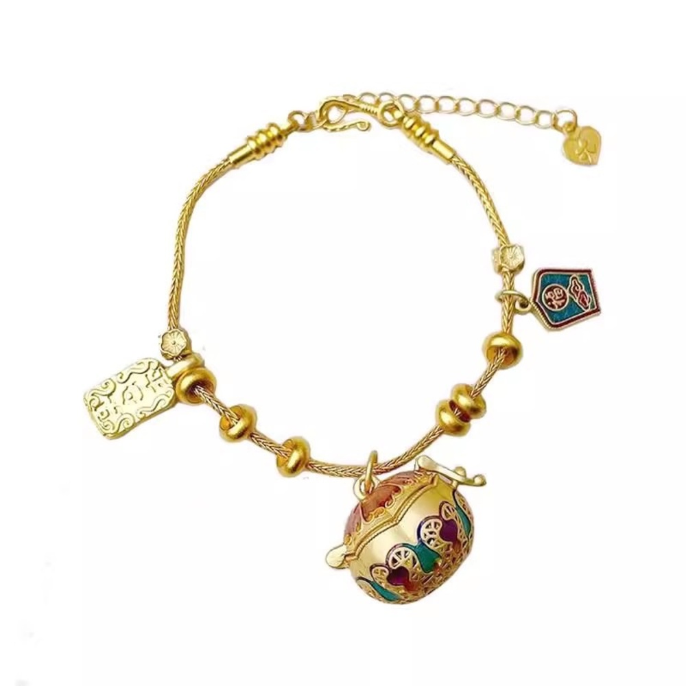 Enamel Drop-Glazed Aroma Bracelet